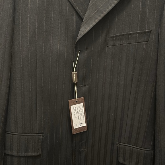 Paul Smith Charcoal Pinstripe SuitMen suits made in Italy